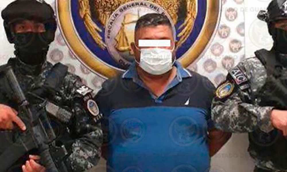 Adán “N” alias “El Azul”, líder del Cártel de Santa Rosa de Lima es detenido en Celaya