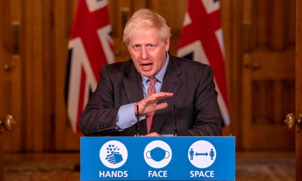 Boris Johnson primer ministro británico, anuncia nuevo confinamiento en Inglaterra