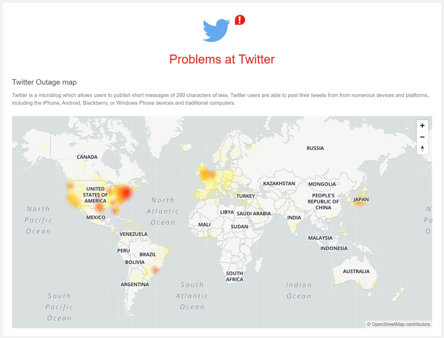 Twitter Down Usuarios reportan caida del servicio 1