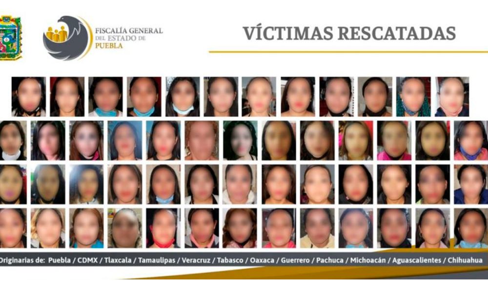 74 mujeres fueron rescatadas de explotación sexual en puebla