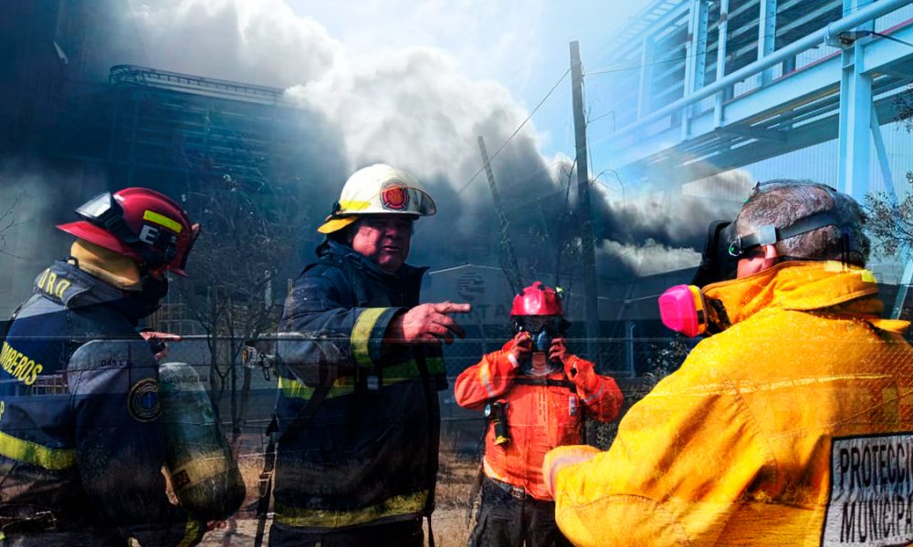 Explosión en planta de zinc, deja nube de humo tóxica en San Luis Potosí