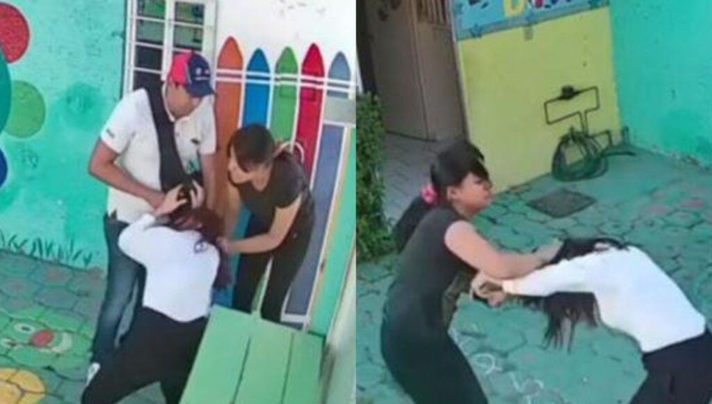 padres golpean maestra kinder colegio frida kahlo cuautitlan izcalli