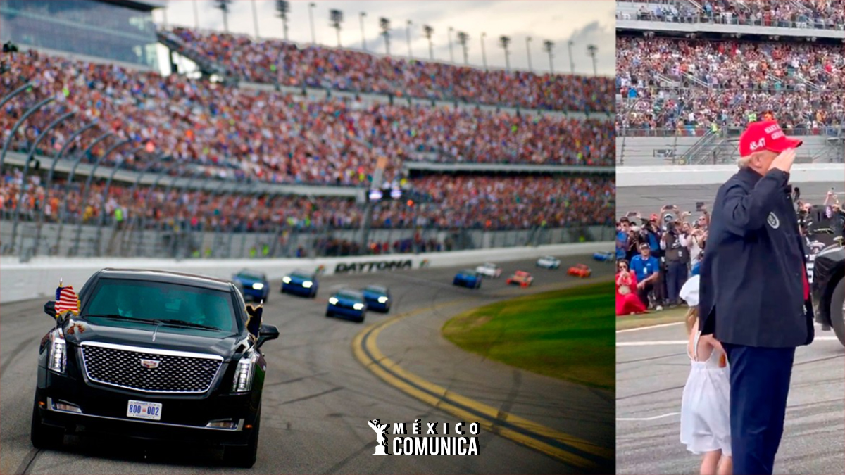 DONALD TRUMP INAUGURA LA DAYTONA 500 A BORDO DE “LA BESTIA” 36 Sitio Web 7