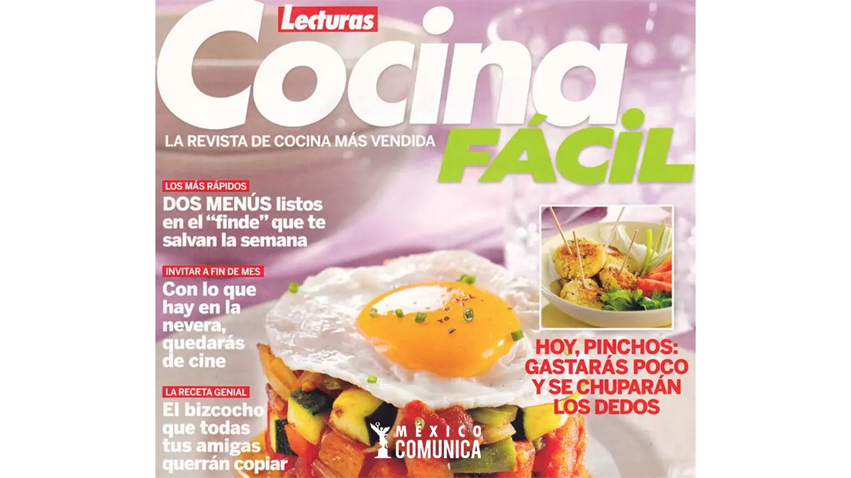 LA REVISTA "COCINA FÁCIL" PRESENTA 56 RECETAS PRÁCTICAS Y ECONÓMICAS EN SU EDICIÓN DE ABRIL 36 Sitio Web Recuperado